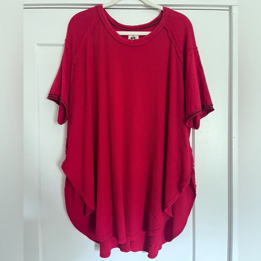 Free people 100% Organic Cotton Oversized T-shirt XS/S